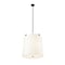 Z-Lite Weston Pendant, 6-Light, 24 In.W x 24 In.H, Matte Black/Cream 3502P24-MB - alternate 3